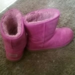 Ugg pink/purple boots